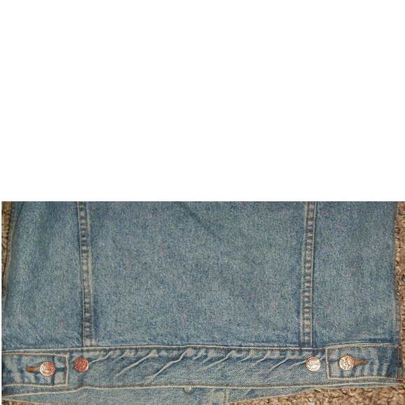 Gently Used Women's Vintage Original Outlaw BlueJeans Denim Jacket Size M - Picture 4 of 5